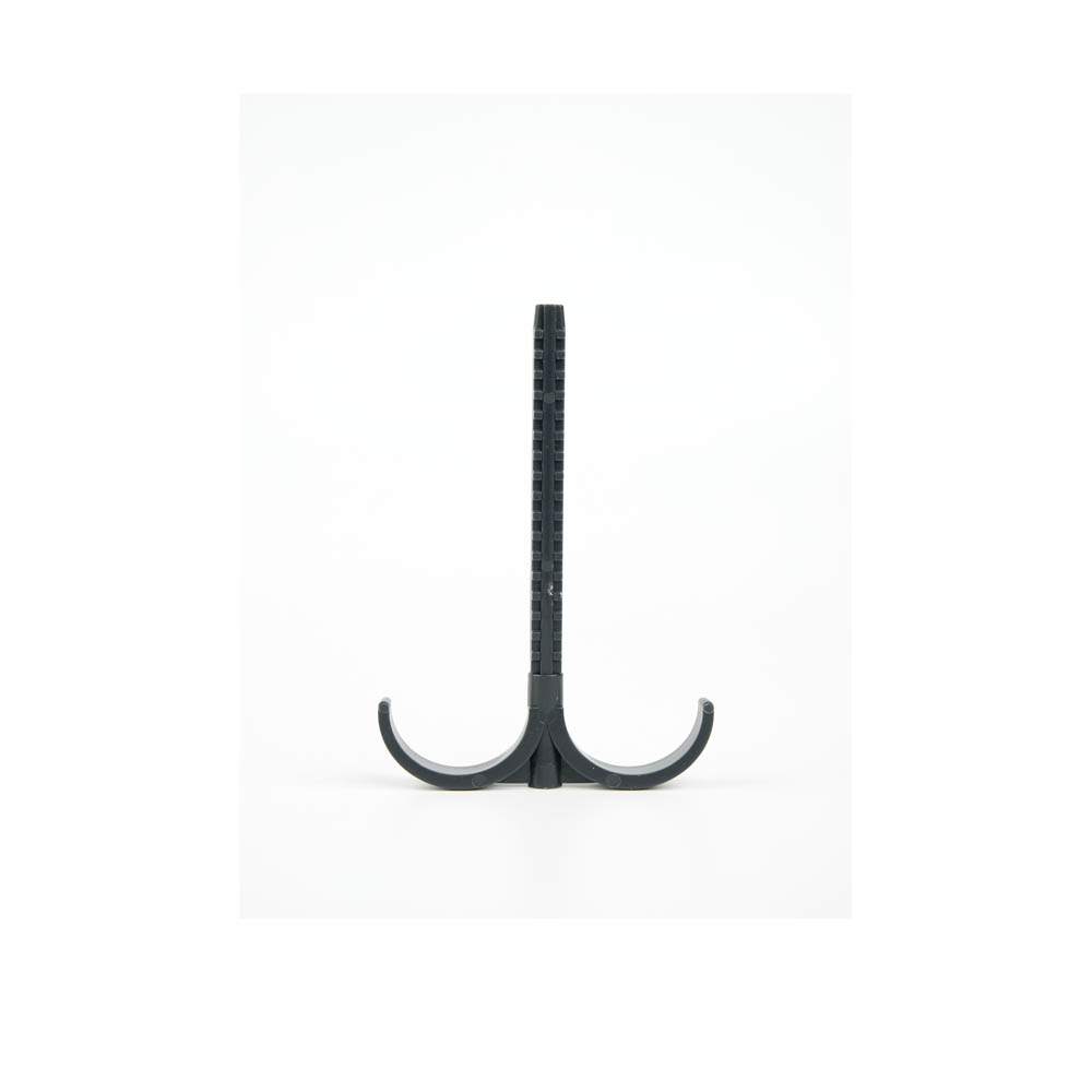 Двойной крюк Рехау с дюбелем для 2-х труб (12573883002)